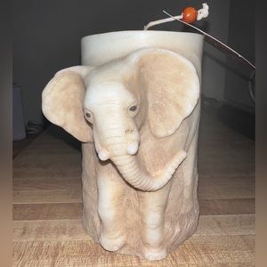 Elephant Sculpted Candle